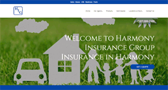 Desktop Screenshot of harmonyinsurancegroup.com
